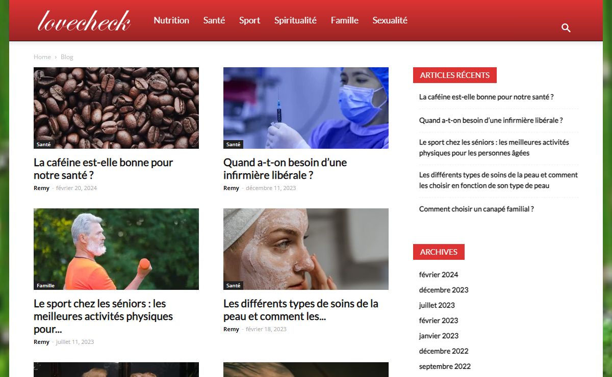 Blog santé - Tout sur la santé
