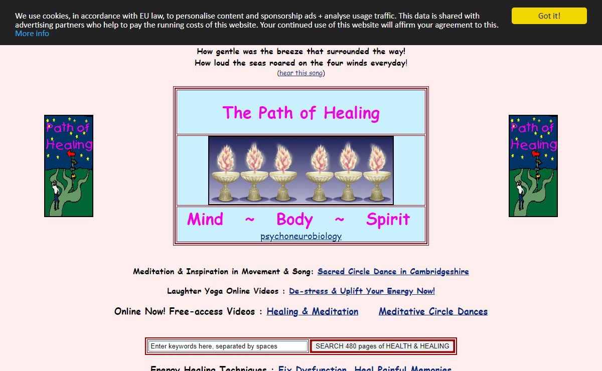 Path of Healing - Heal Mind Body Spirit - Holistic Health