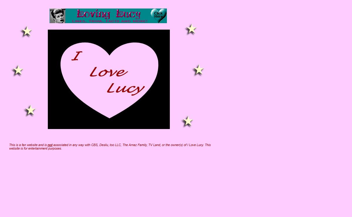 Loving Lucy -- A Lucille Ball Fan Website