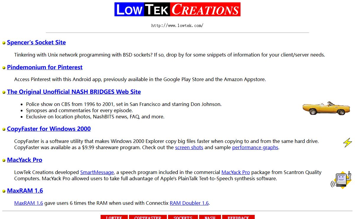 LowTek Creations Web Site