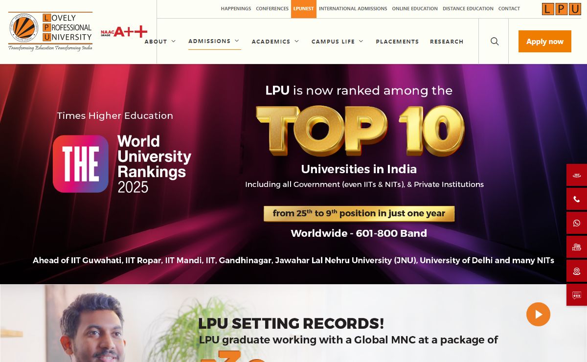 India's Best Private University in Punjab - LPU
