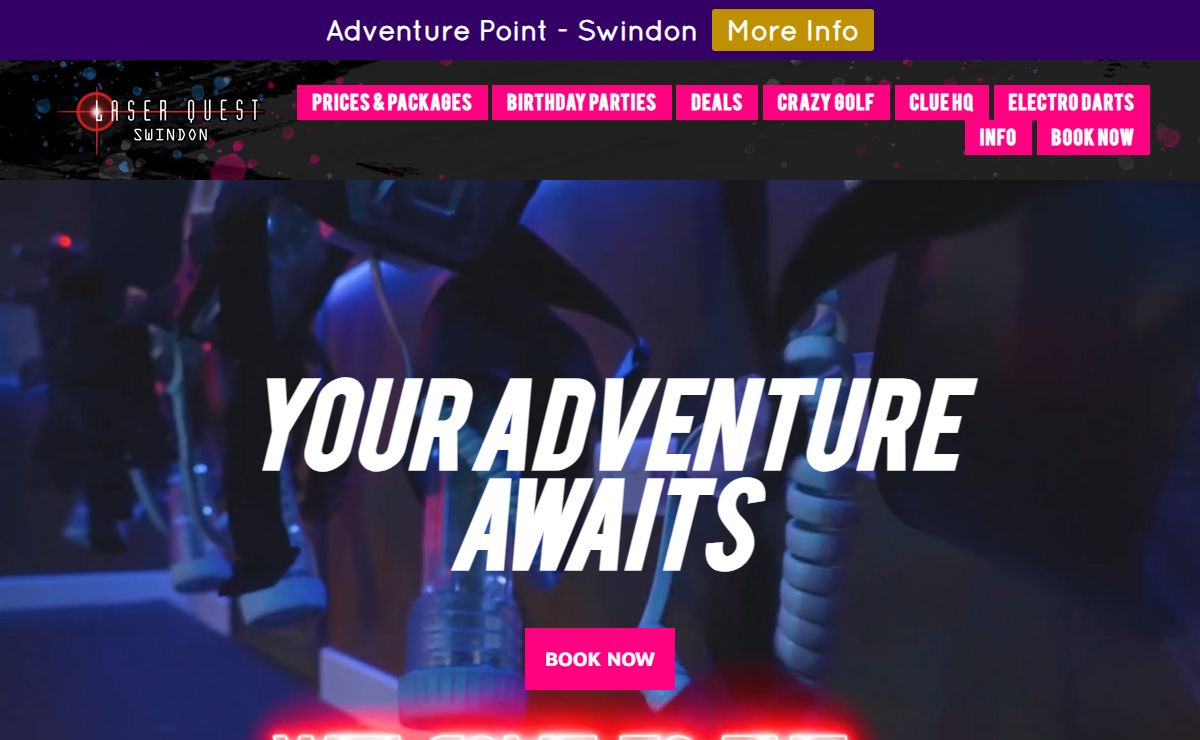 Laser Quest Swindon: The Ultimate Space Adventure! - Home