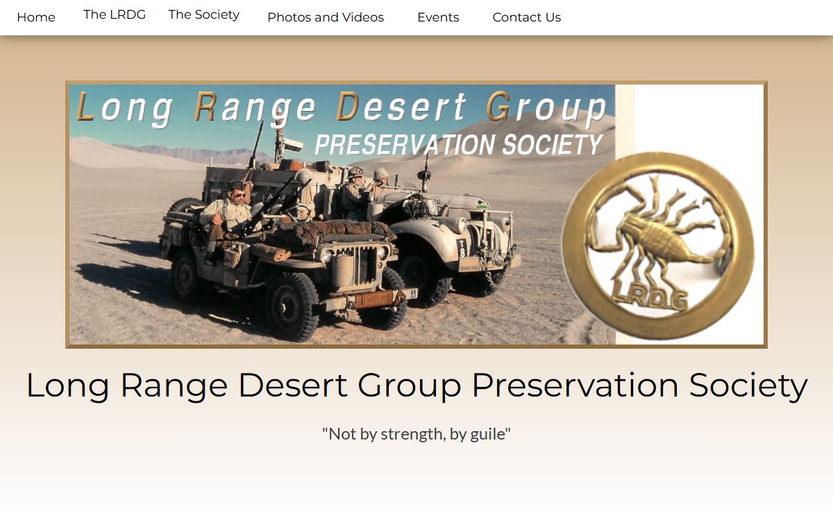 Long Range Desert Group Preservation Society - Home