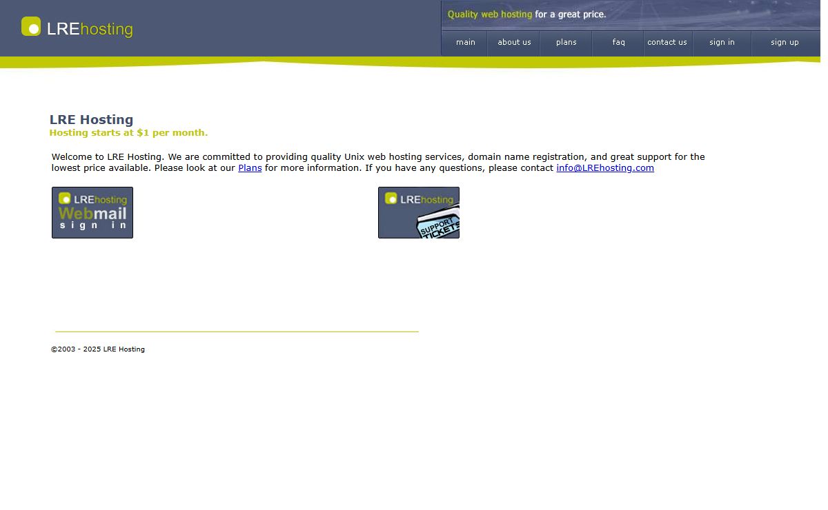 LRE Hosting