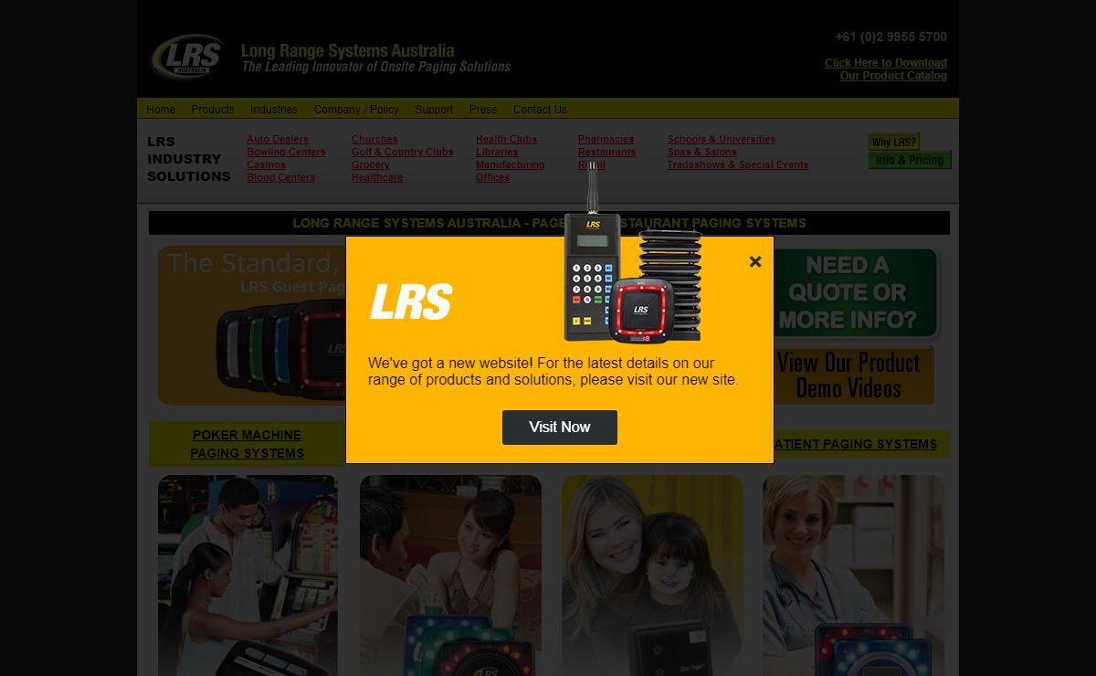 Restaurant Paging Systems & Pagers | LRS Australia