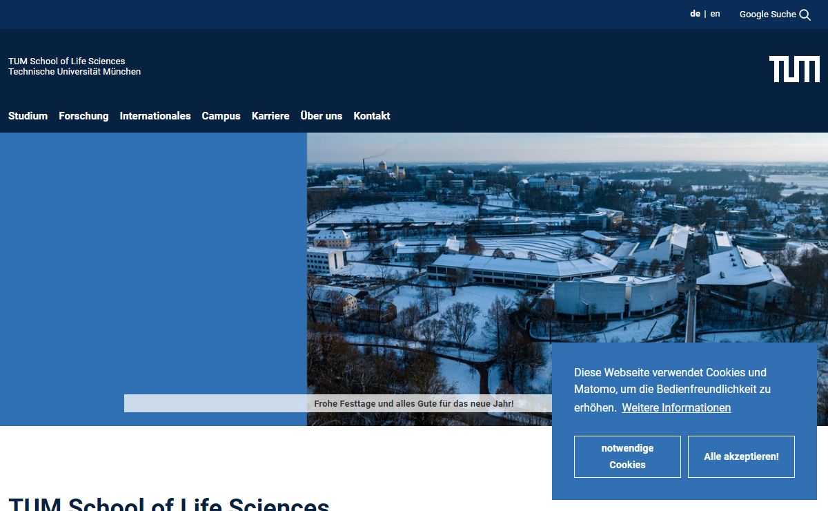 Startseite - TUM School of Life Sciences