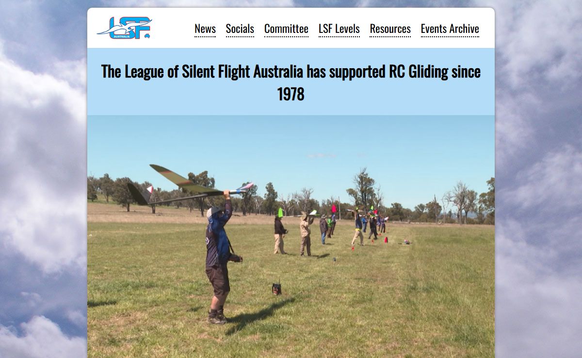 League of Silent Flight Australia RC Soaring