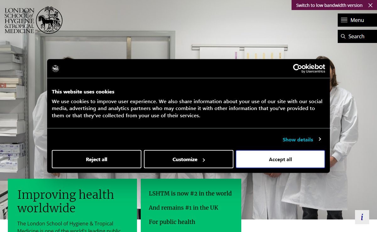 The London School of Hygiene & Tropical Medicine | LSHTM