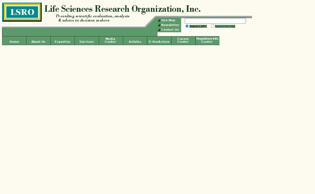 LSRO Home Page