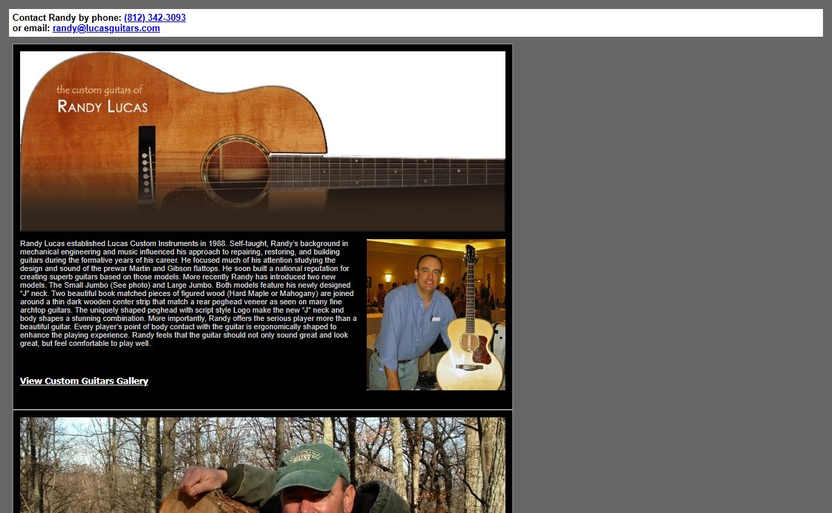 Lucas Custom Instruments & Tonewoods