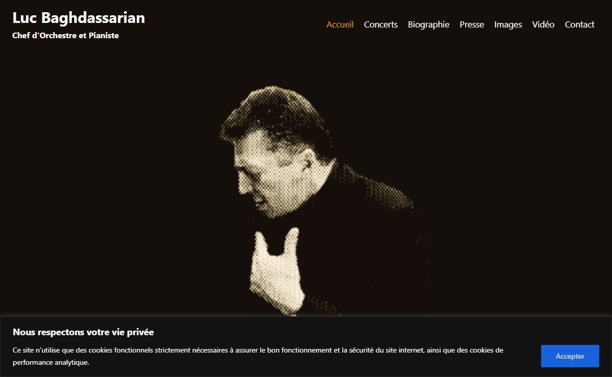 Luc Baghdassarian – Chef d'Orchestre et Pianiste
