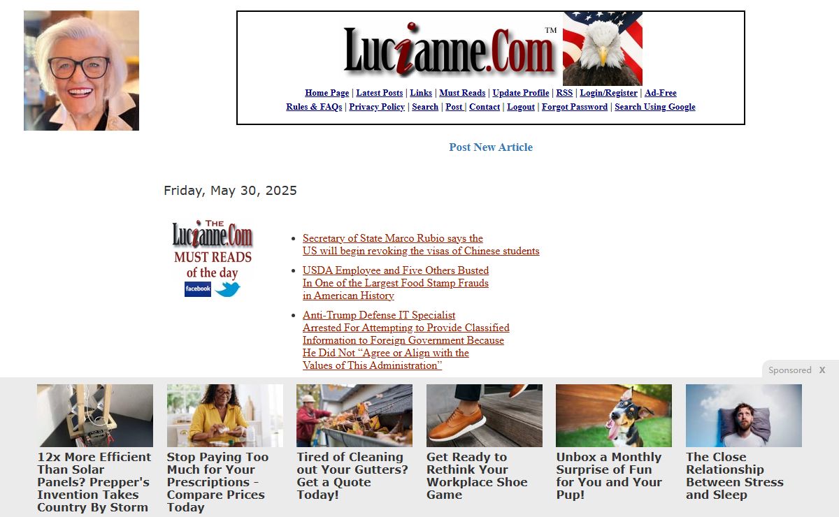 Lucianne.com News Forum