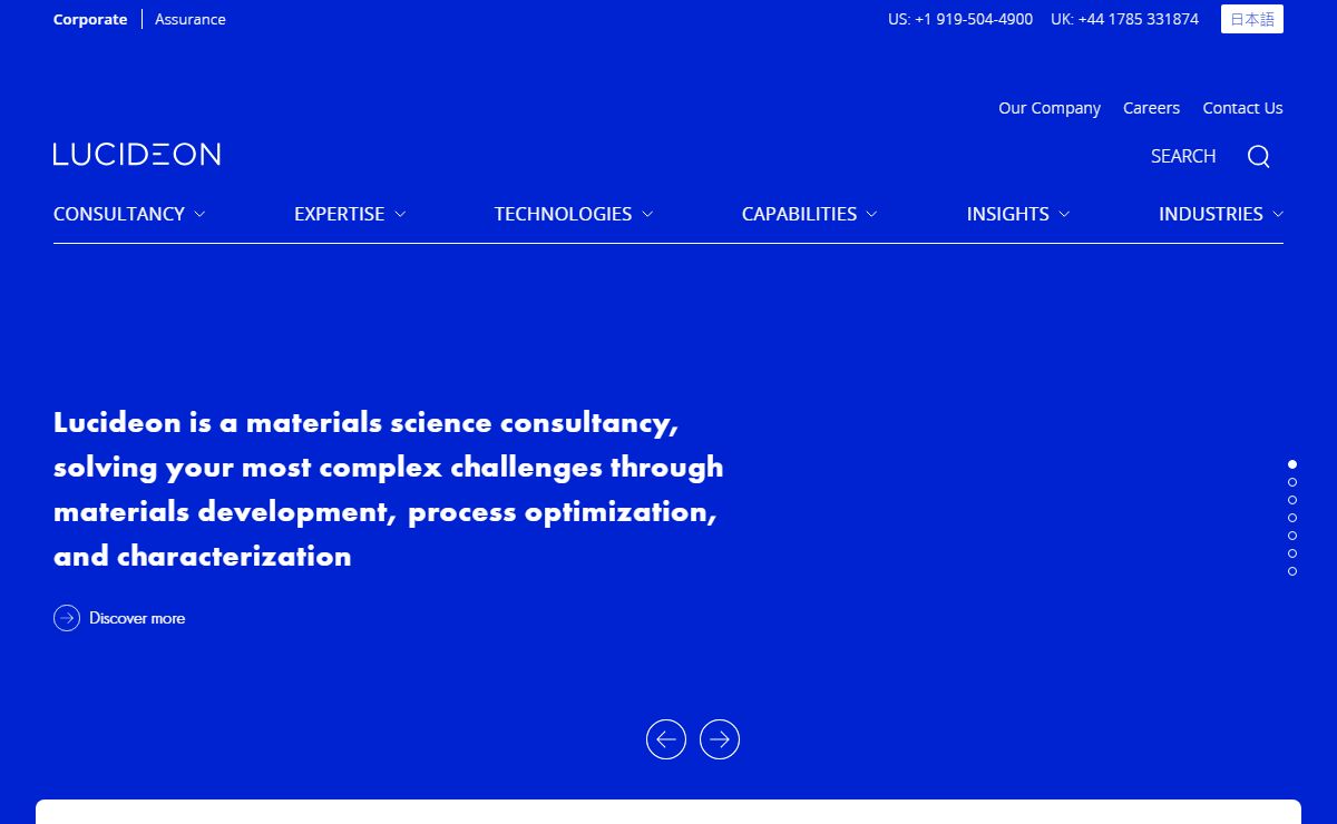 Materials Science Consultancy, Development, Technology & Testing | Lucideon
