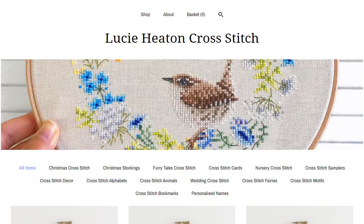 Lucie Heaton Cross Stitch