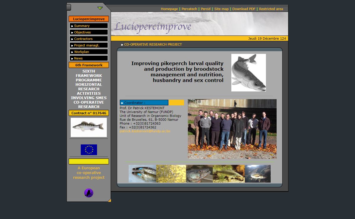 Main page Luciopercimprove