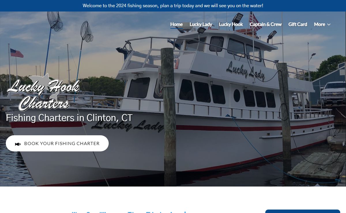 Lucky Hook Charters | Fishing Charters CT