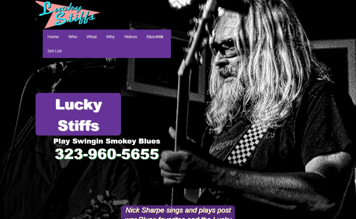 Nick Sharpe and the Lucky Stiffs Play Swingin Smokey Blues