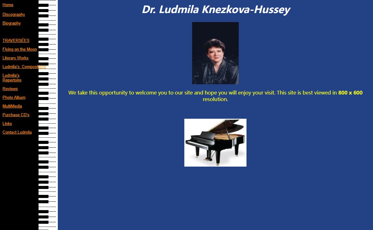 The Official Ludmila Knezkova Hussey Website