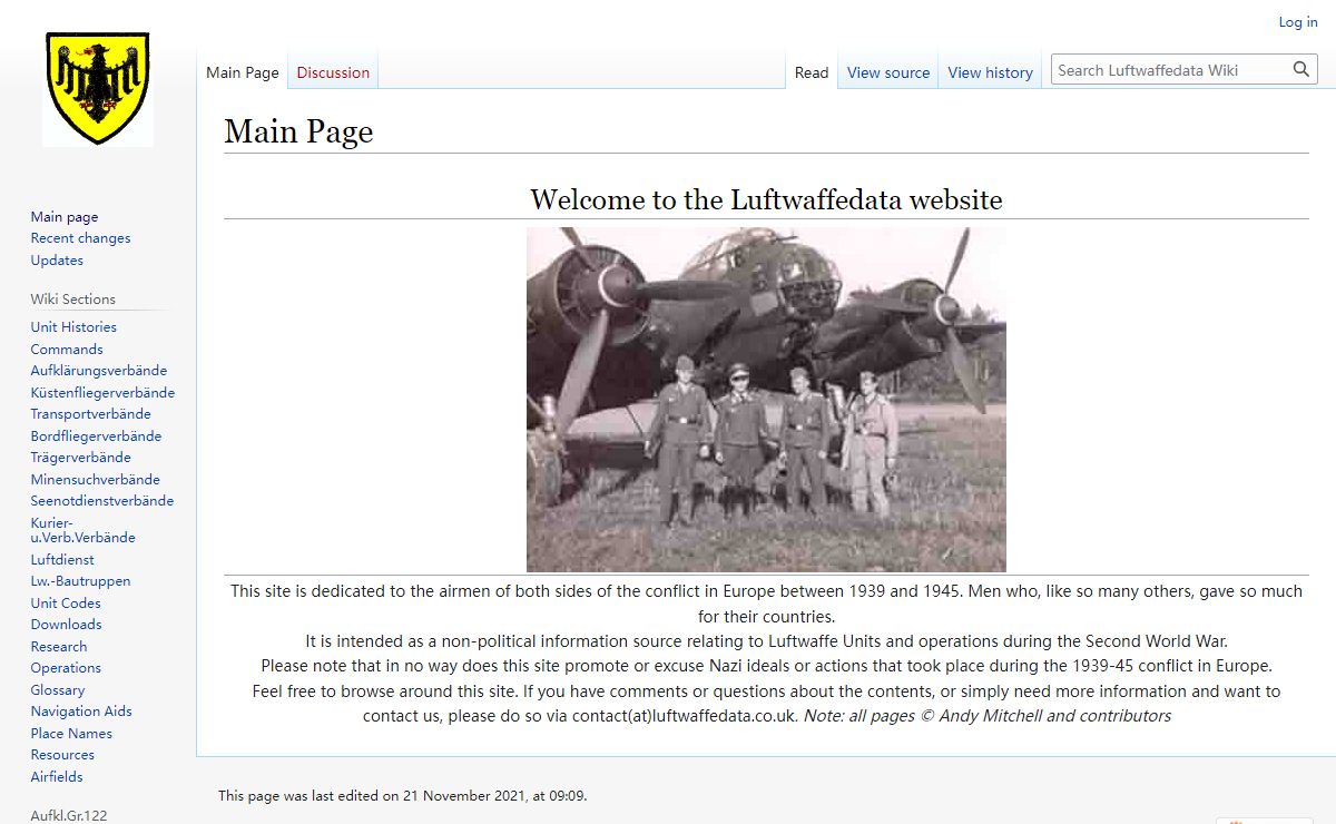 Luftwaffedata Wiki