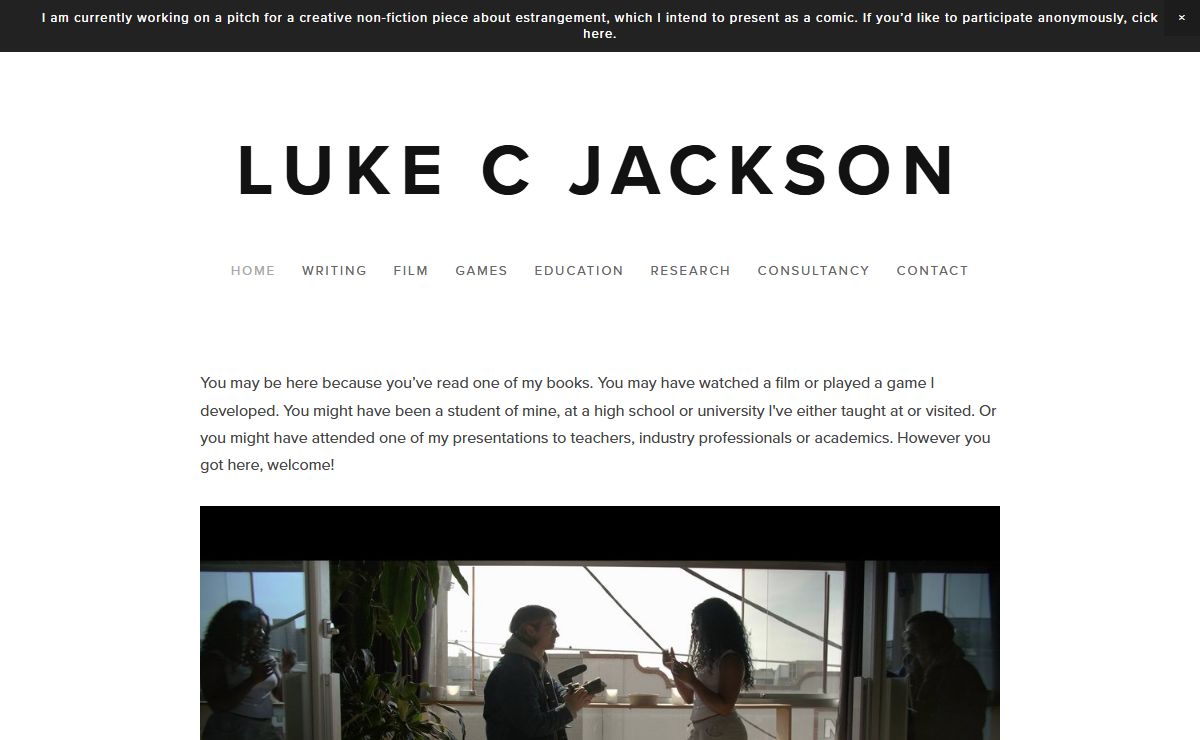 Luke C Jackson: Narrative for the 21st Century