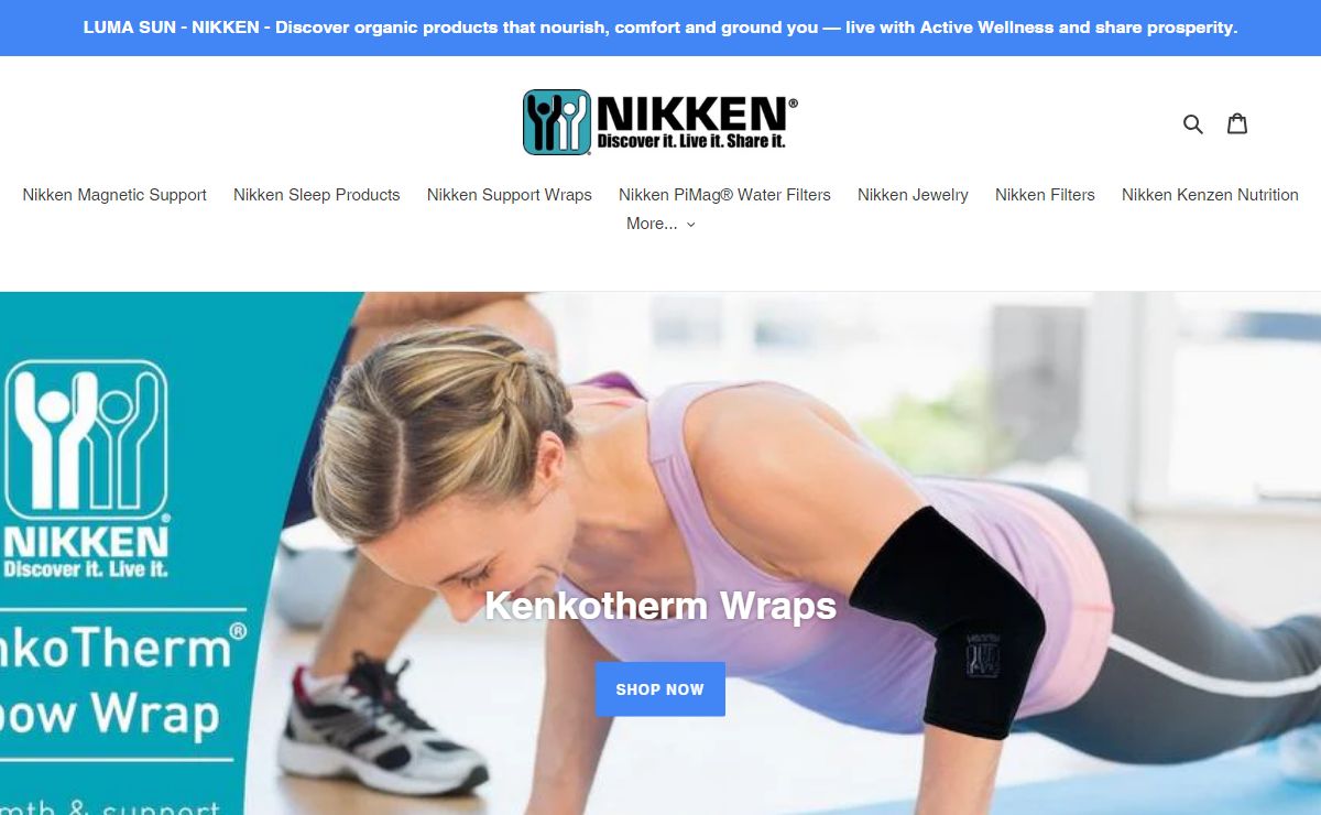 Nikken magnets water filters products | lumasun.com