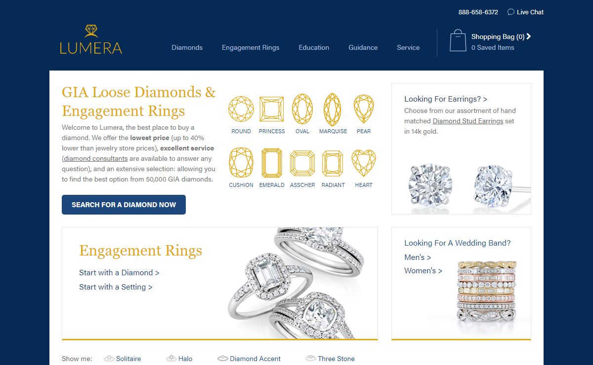 Engagement Rings and Loose Diamonds | Lumera Diamonds