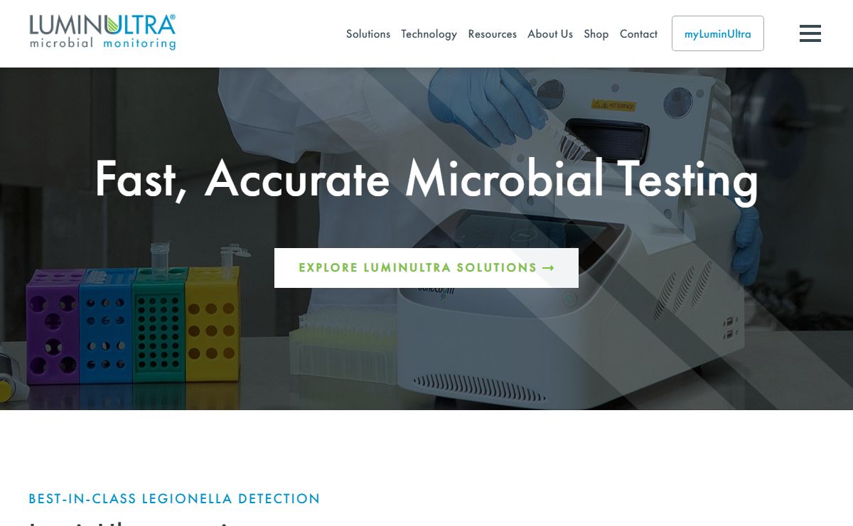 LuminUltra Technologies - Microbial Monitoring Solutions
