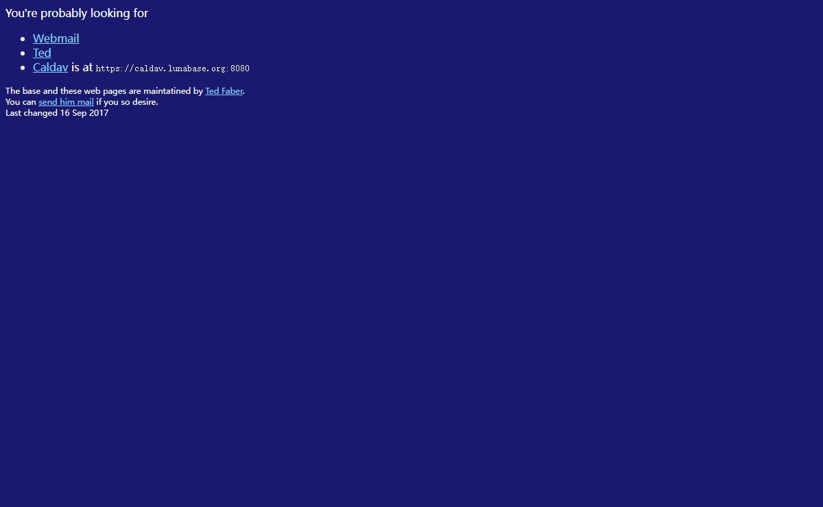 Lunabase Home Page