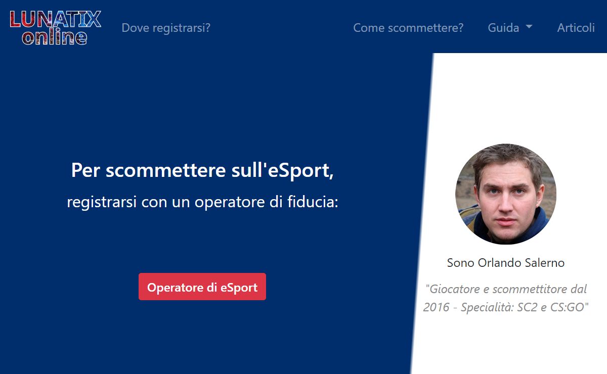 Come fare una scommessa eSport in Italia?