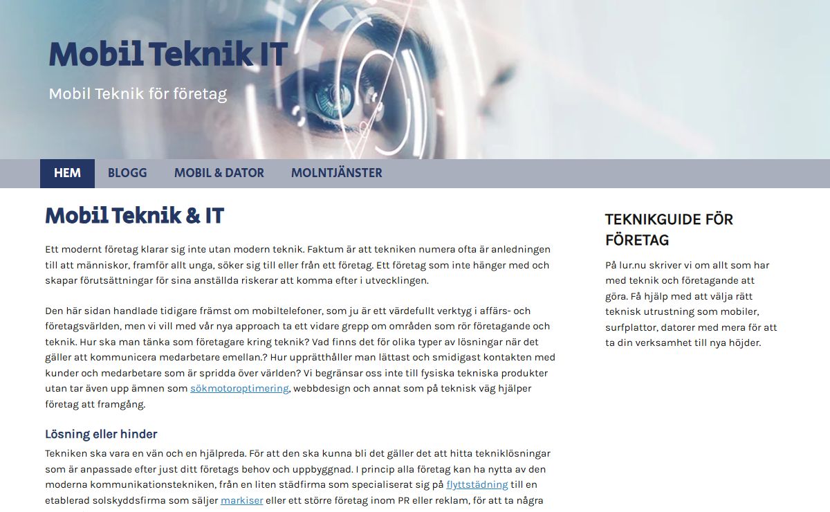 Mobil Teknik IT | Mobil Teknik för företag