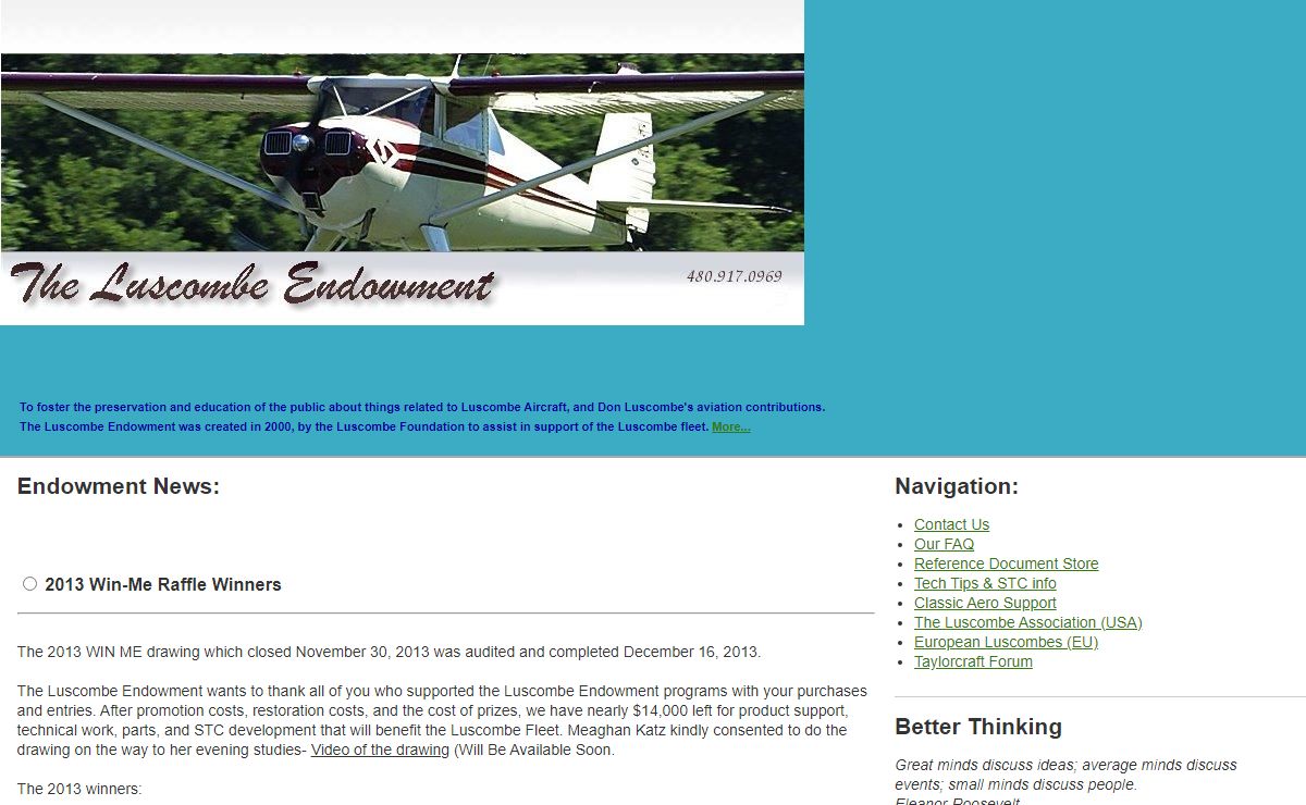 The Luscombe Endowment