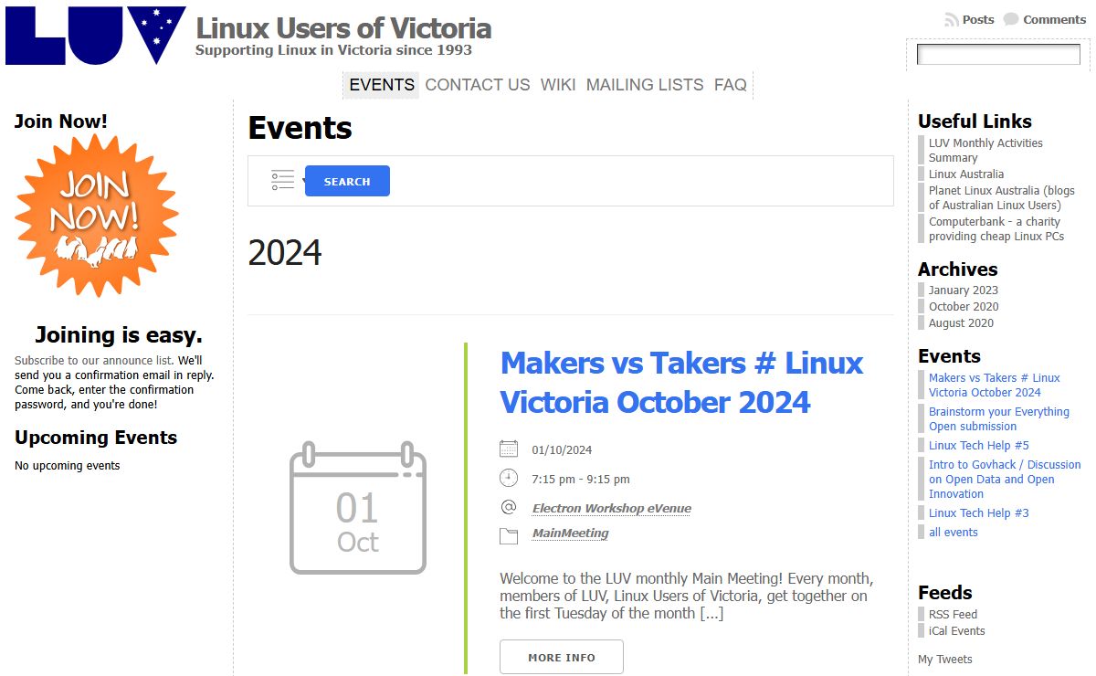 Linux Users of Victoria