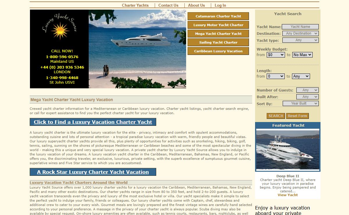 Yacht Charter | Charter Yacht | Luxury Vacation