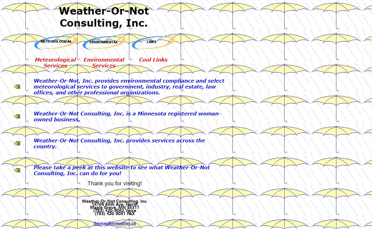 Weather or Not Consulting Inc.
