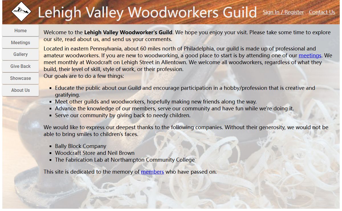 Lehigh Valley Woodworks Guild