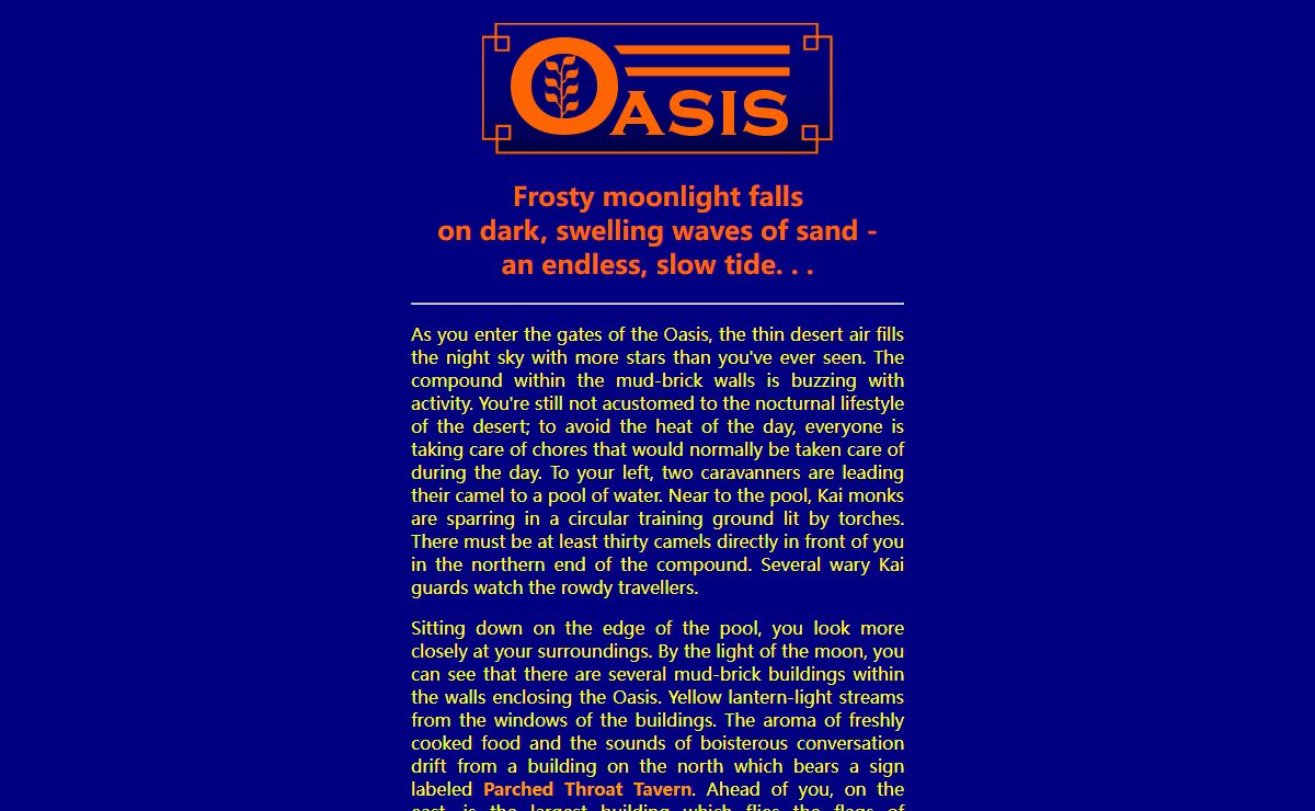 Lone Wolf Oasis