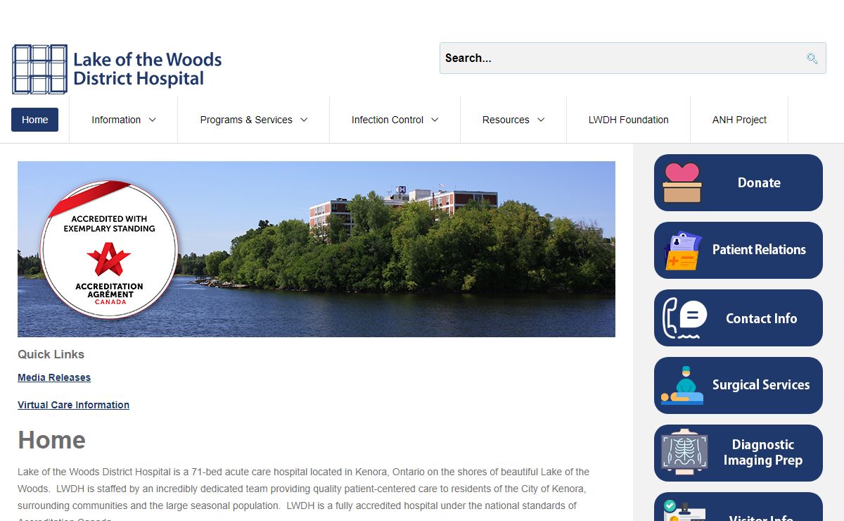 Lake of the Woods District Hospital | Kenora, Ontario - Lake of the Woods District Hospital