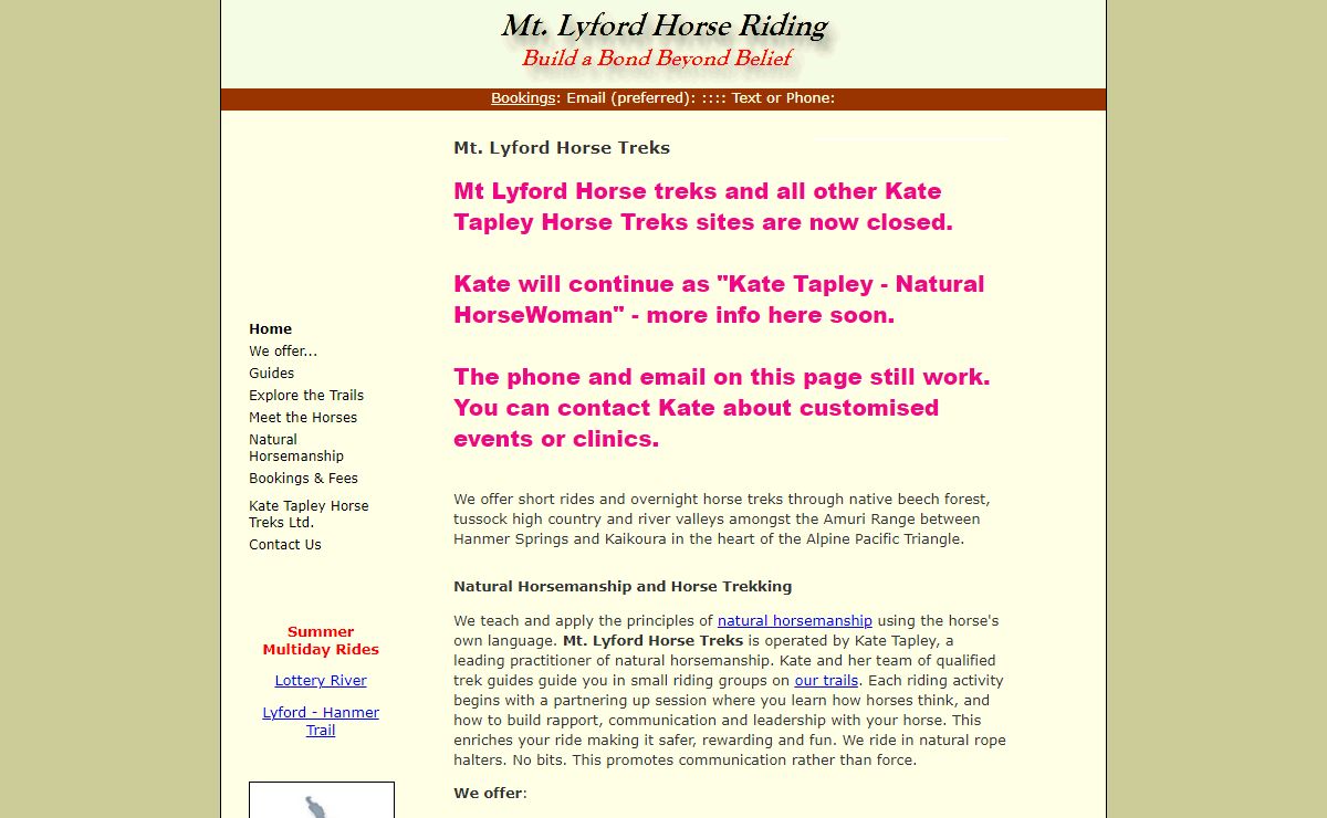 Mt. Lyford Horse Riding
