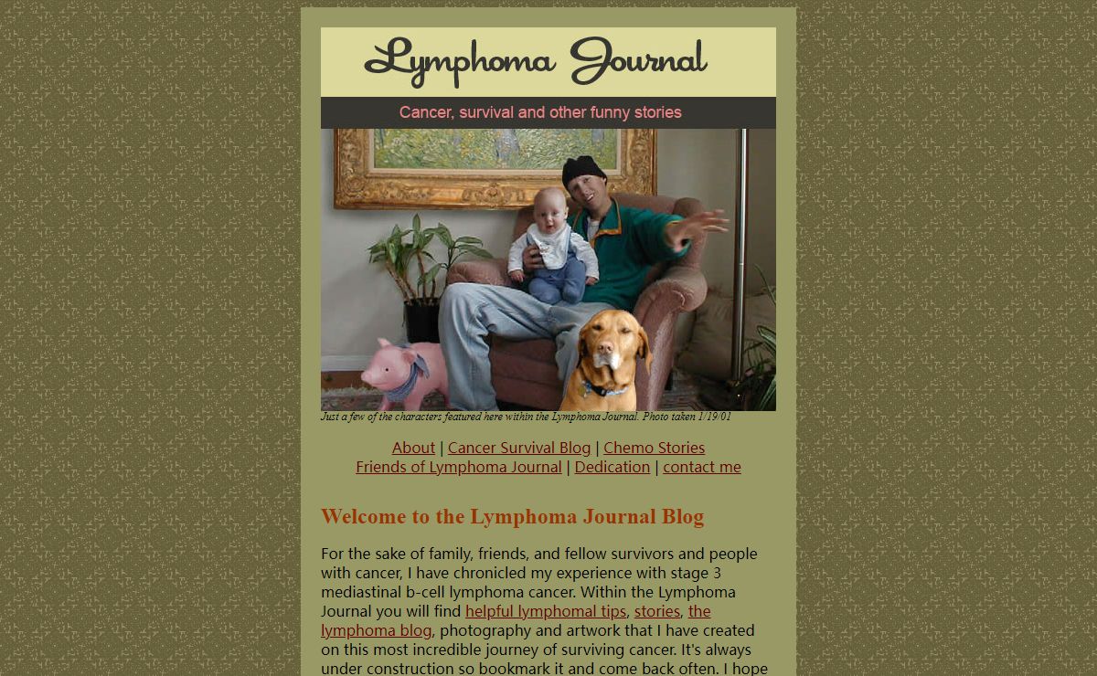 Lymphoma Journal: A blog about surviving Non-hodgkins Cancer & Chemotherapy