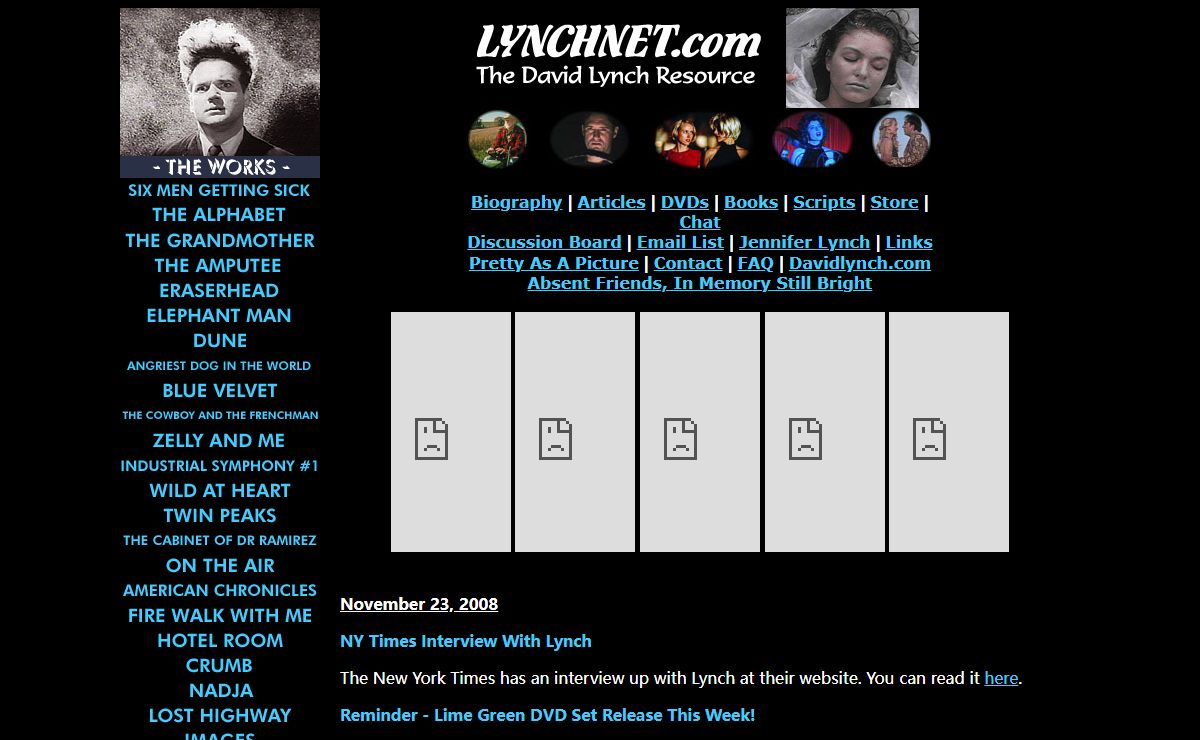 LynchNet: The David Lynch Resource