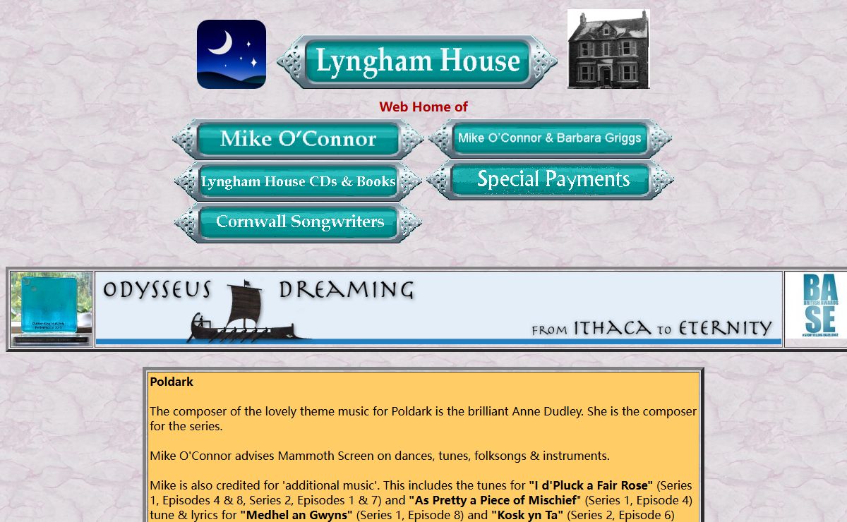 Lyngham House Home Page
