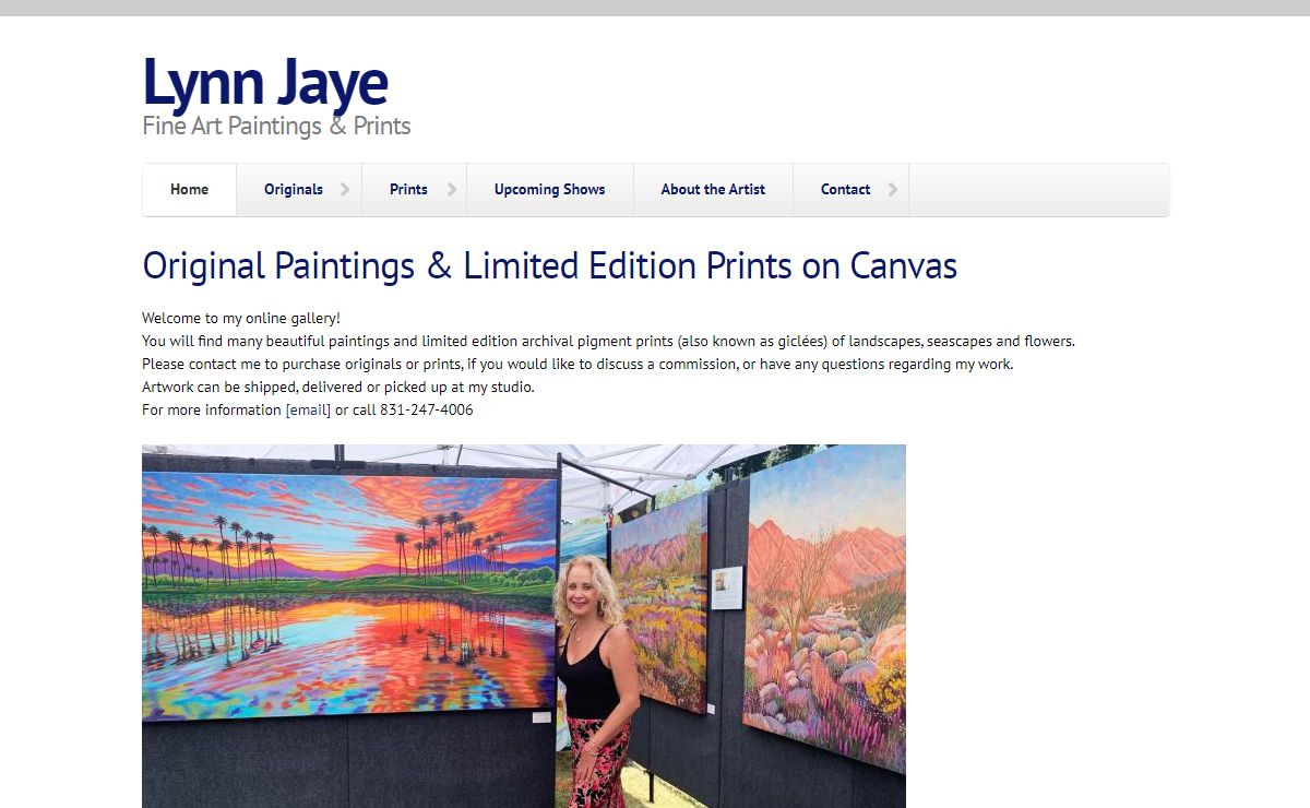 Original Paintings & Limited Edition Prints on Canvas | Lynn Jaye