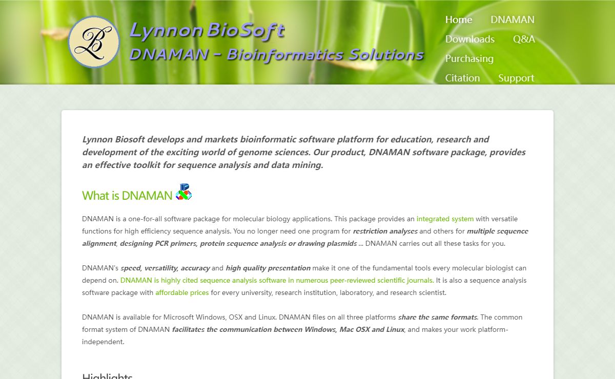Lynnon Biosoft Bioinformatic Solutions - Home