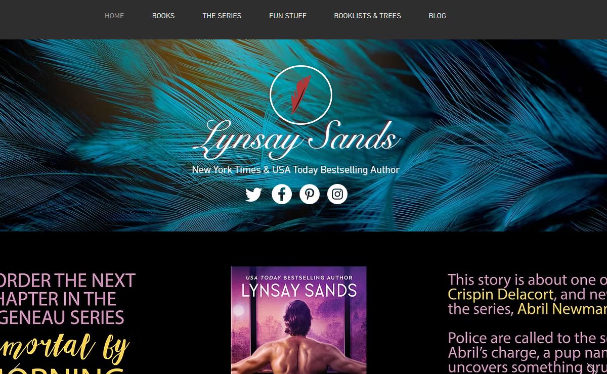 Bestselling Author Lynsay Sands