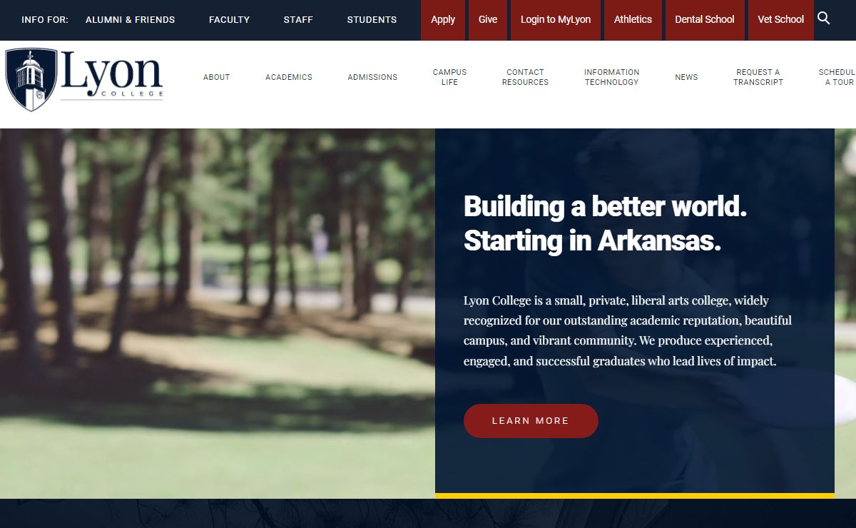 Lyon College: Liberal Arts College in Arkansas