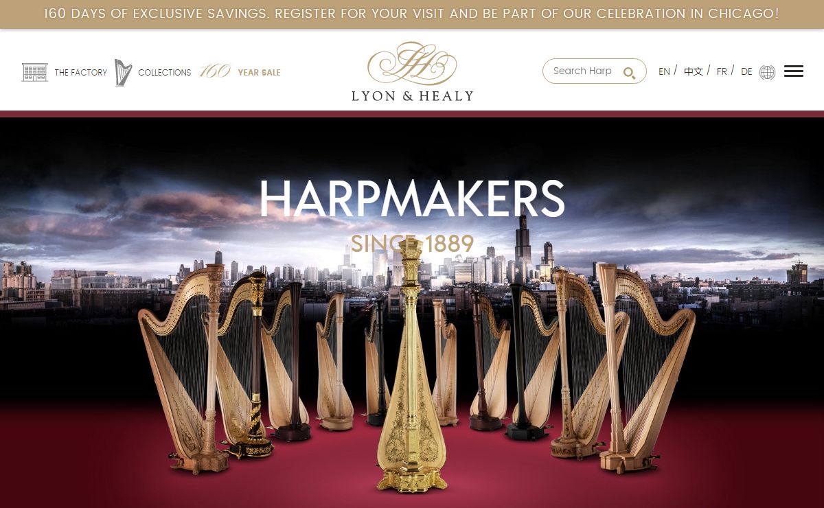 Lyon & Healy Harps - Harpmakers since 1889 - Pedal and Lever Harps