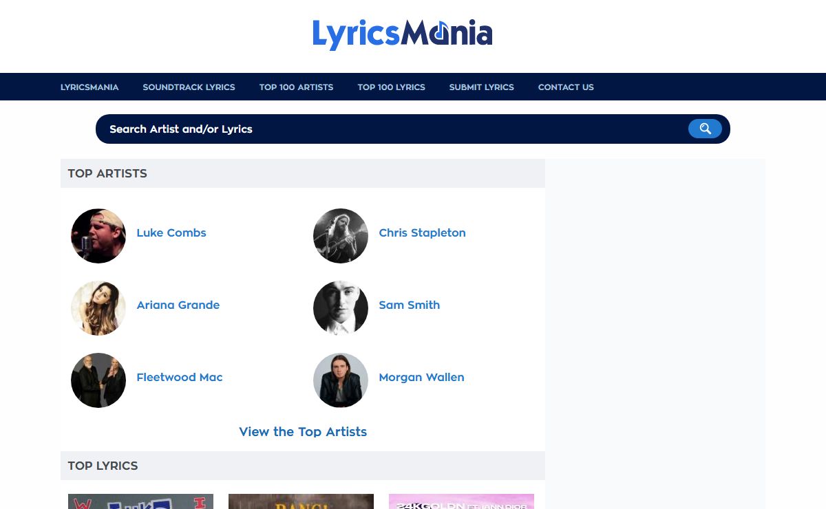 Lyrics Mania