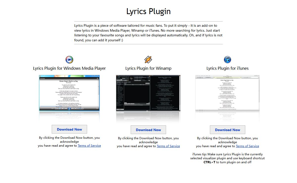 Lyrics Plugin