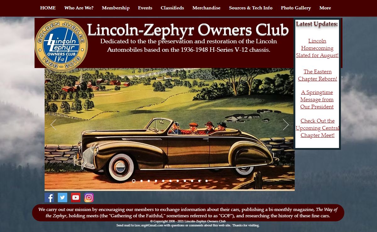 Lincoln Zephyr Owners Club (LZOC)