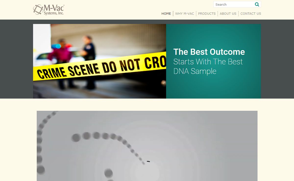 DNA Collection: Solve crime with better forensic DNA collection | M-Vac Systems, Inc